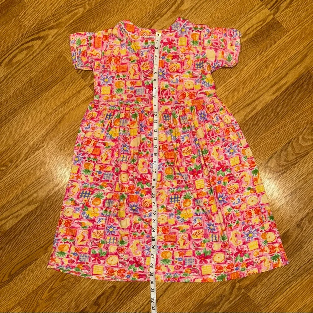 Laura Ashley Mother‎ & Child Knit print Dress Sz 9 yrs 134cm 53” tall